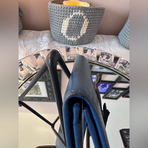 Prada Cobalt Blue Vertical Wallet with COA - Picture 9 of 12